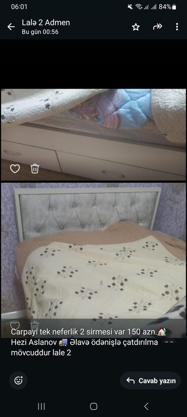 Rəflər: Carpayi tek neferlik 2 sirmesi var 150 azn.🏡 Hezi Aslanov 🚚 Əlavə