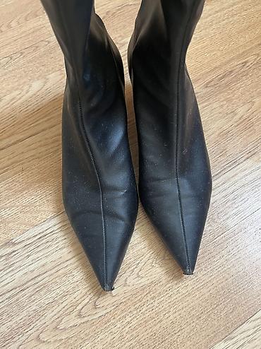 Botinka və botilyonlar: Zara, Ölçü: 37, rəng - Qara, İşlənmiş — 8