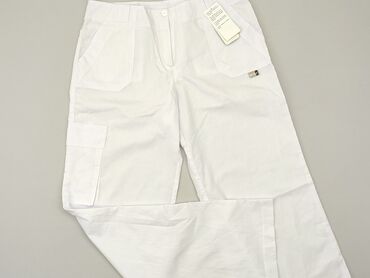białe luźne t shirty: Штани карго жіночі, L, стан - Хороший