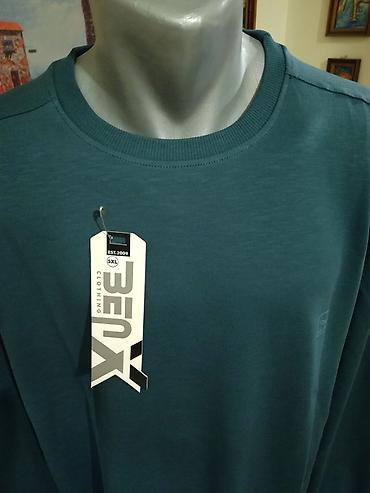 armani exchange: Novi muski pamucni duks Benx u velikom broju Zeleni 3XL. Novopazarski — 3