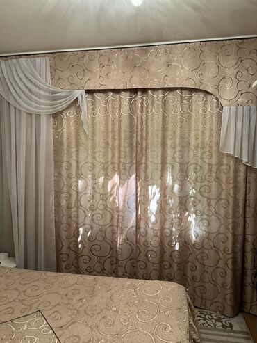 шторы бу бишкек: Покрывало+шторы, отличное состояние, качественная ткань. 6500