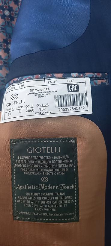 Костюмы: Мужской костюм б/у в хорошем состоянии. Giotelli. Для повседневного и — 4