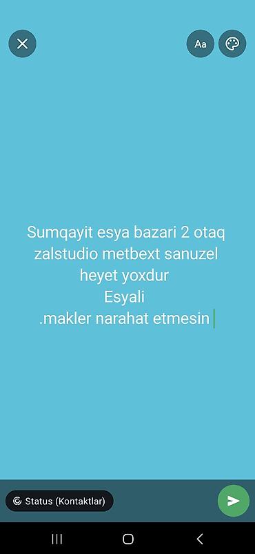 ecemide ucuz evler: Sumqayıt, Əşya Bazarı yaxınlığında 2 otaqlı mənzil. Zal-studiya — 1