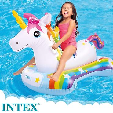 Intex 57552 su üstü matras 163x86 81554 30 azn Globex – yüzlərlə