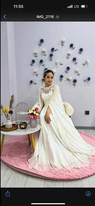 Свадебные платья: Свадебное платье, 2XL, Б/у — 5