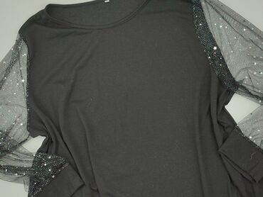 bluzki bawełniane rękaw 3 4 czarne: Blouse, 4XL (EU 48), condition - Very good