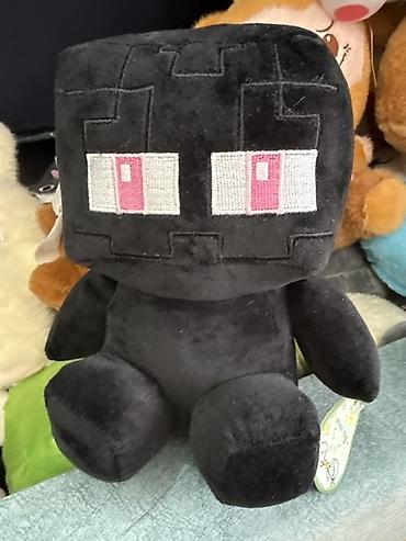 Игрушки: Мягкие игрушки — набор Описание: - Плюшевый котик-бродячка с багетом — 4