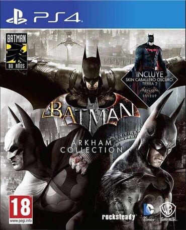 Oyun diskləri və kartricləri: Batman Arkham Collection PS4 Salam, Batman: Arkham Asylum, Batman