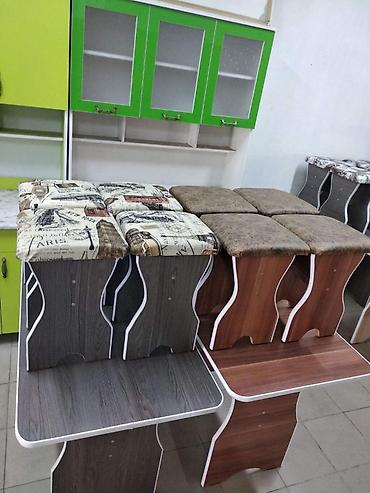 Кухонные столы и стулья: Кухонный стол и стул, Новый, Бесплатная доставка, цвет - Белый — 4