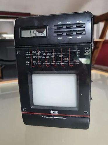 Antikviteti: STARI PORTABL CB TV SA RADIOM I SATOM ICE TV1005 | Zanimljiv stari — 2