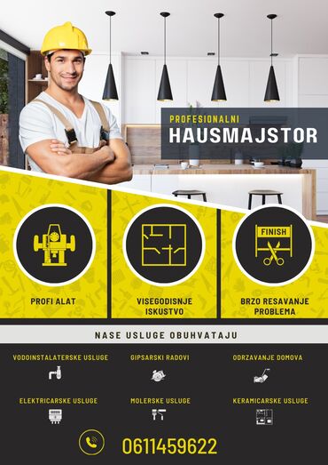 Majstori za razne popravke: Profesionalne usluge hausmajstora – Zrenjanin i okolina — 2