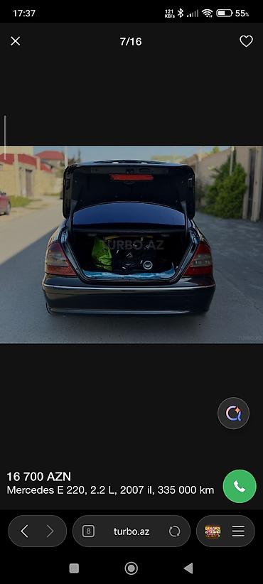 w212 mercedes: Mercedes-Benz E 220: 2.2 l | 2007 il Sedan — 5