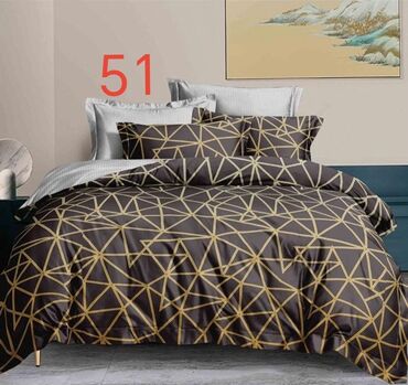 Posteljina: Bračna, Pamučni saten, bоја - Šareno, Turska — 6