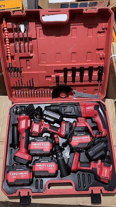интрумент: Аккумуляторный набор электроинструментов HILTI в чемодане Состав — 4