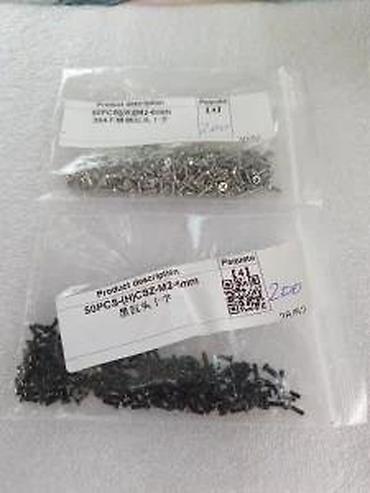 barski set: VIJAK M2 4MM 6MM 8MM 10MM 20MM 25MM 30MM ŠRAF M3 | Slanje po — 5