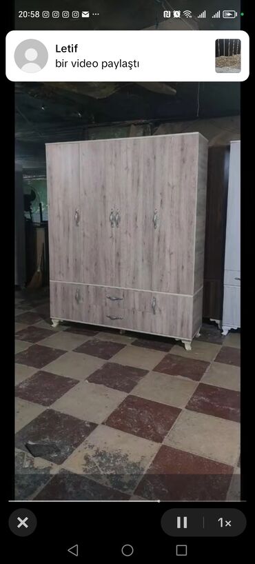 Dolablar: Yeni, Açılan, 4 qapılı Düz dolab, Dolab-asılqan, Azərbaycan — 13