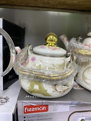 fire maple: Набор эмалированных чайников Fissman (Enamel kettle set). - Материал — 1