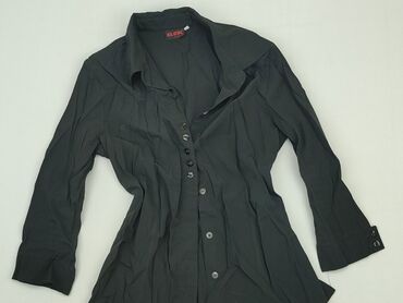 czarne bluzki z długim rękawem zara: Shirt, L (EU 40), condition - Very good
