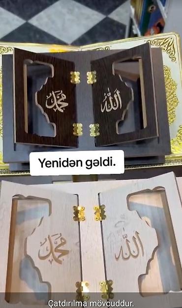 Rəhilli Quran qabı. 2 rəngdə mövcuddur. Çatdırılma var hər yerə. Ünvan lalafo.az -da Rəhilli Quran qabı. 2 rəngdə mövcuddur. Çatdırılma var hər yerə. Ünvan