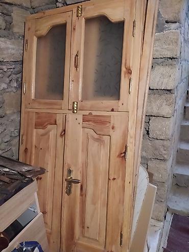 panel radiyatir: Təbii ağacdan ikiqat yan açılan otaq qapısı - Material: massiv ağac — 1