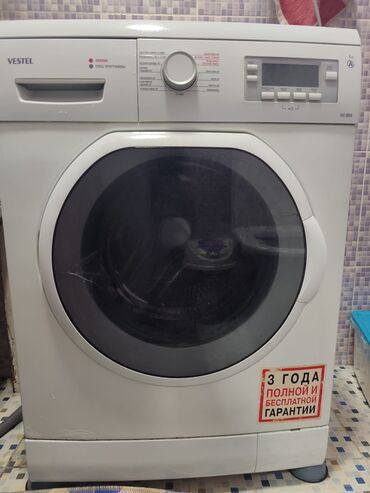 весы на прокат: Кир жуучу машина Vestel, Колдонулган, Автомат, 5 кг чейин, Толук өлчөм