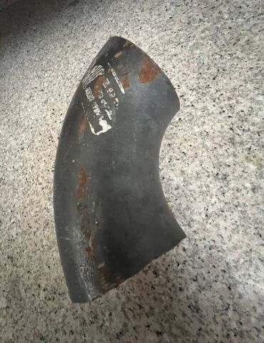 кованый нож: Отвод крутоизогнутый под сварку DN89 бесшовный кованый черная сталь