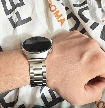 s2000 smart watch: Metal qayışlı dairəvi smart saat - Paslanmayan poladdan metal qayış — 2