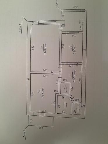 таунхаус киргизия 2: 2 комнаты, 52 м², 105 серия, 2 этаж — 1