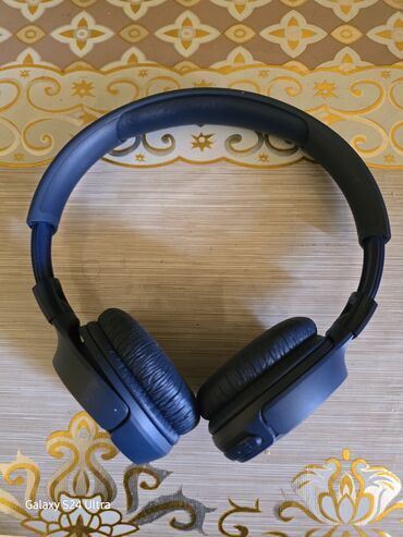 Магнитофоны: Б/у Беспроводные (Bluetooth) Наушники, JBL, цвет - Голубой