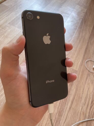 iphone x экран: IPhone 8, Б/у, 64 ГБ, Черный, Чехол, 78 %