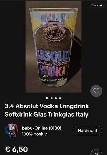 Čaše: Case za zestoko pice kol.Andy Warhol iz 80ih. Case Italija Bormioli — 2
