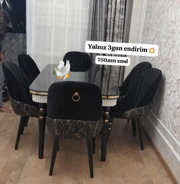 Masa və oturacaq dəstləri: Masa desti yeni