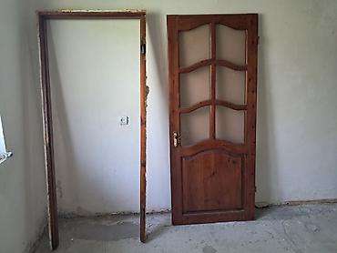 qapi: Taxta otaq qapıları dəsti - Material: tam ağac (təbii teksturalı — 4