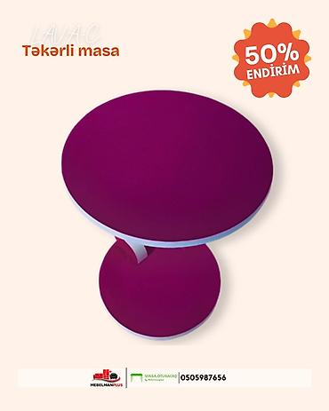 tek stolar: Jurnal masası, Yeni, Açılmayan, Laminat, Yumru masa — 7