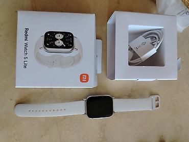redmi watch: Redmi Watch 5 Lite – ağ rəng -Hediye verilib heç işlədilməyib ehtiyac — 3