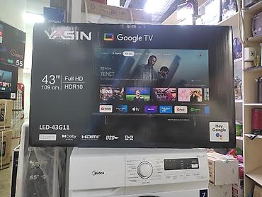 Телевизоры: Телевизор YASIN 43G11 Android Низкая цена + скидки + акции + at lalafo.kg — 24 Телевизоры: Телевизор YASIN 43G11 Android Низкая цена + скидки + акции + — 24