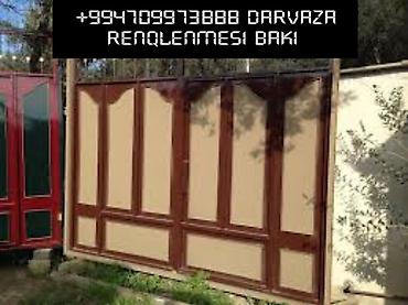 Digər tikinti xidmətləri: Хотите, чтобы ваши ворота выглядели как новые? Мы профессионально — 8