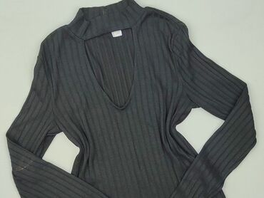 sukienka z prążkowanej dzianiny zara: H&M, Bluzka damska, rozmiar S