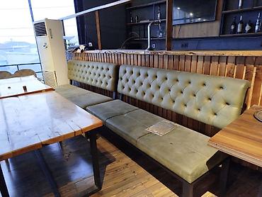 stul bar: Skameykalar ilə, Düz masa, 4 nəfər — 2