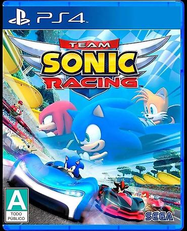 oyunlar maşın: Ps4 sonic team racing. Tam bağlı upokovkada orginal. Çatdırılma — 1