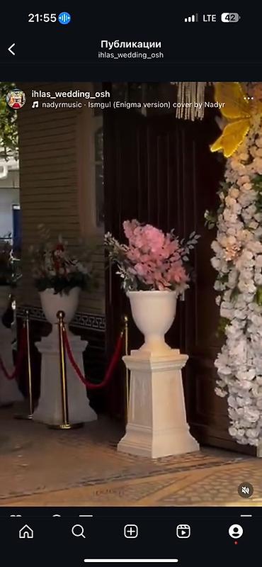 Декоративные цветы: Оформление торжеств цветочными арками и декором - Пышные арки из — 3