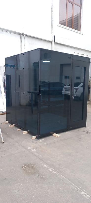 Butkalar, köşklar: Şüşəli̇ butka. Mühafi̇zeler üşüməsi̇n. 200x200× hündürlük 220=3500 — 3