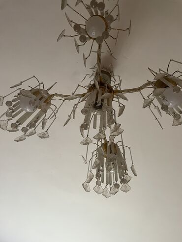 Люстры: Винтажная люстра!! Всё цоколи работаю Можно помыть и она опять — 2