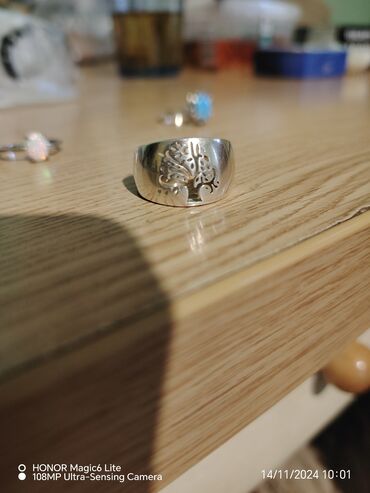 Prstenje: Unisex prsten, Handmade, Materijal: Srebro — 9