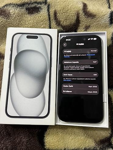 Apple iPhone: IPhone 15, 128 GB, Qara, Face ID — 3