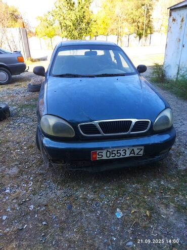 арзан машина талас: Daewoo Lanos: 1996 г., 1.6 л, Механика, Бензин, Седан