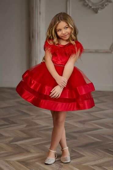 Haljine: Predivne haljinice saten, til, perje, šljokice, za princezice od — 3