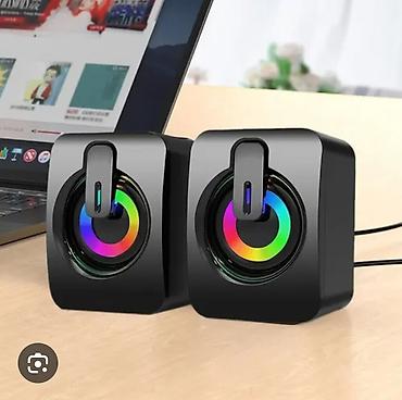 калонки маленькие: 🎶Компьютерные колонки с подсветкой RGB Компактные, не занимают много — 3
