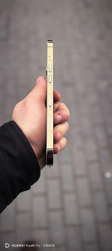 iphone case: IPhone 12 Pro Max, 256 GB, Matte Gold, Zəmanət, Sənədlərlə, Face ID — 8