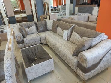 cehizlik mebeller ve qiymeti: Künc divan, Qonaq otağı üçün, Bazalı, Açılan